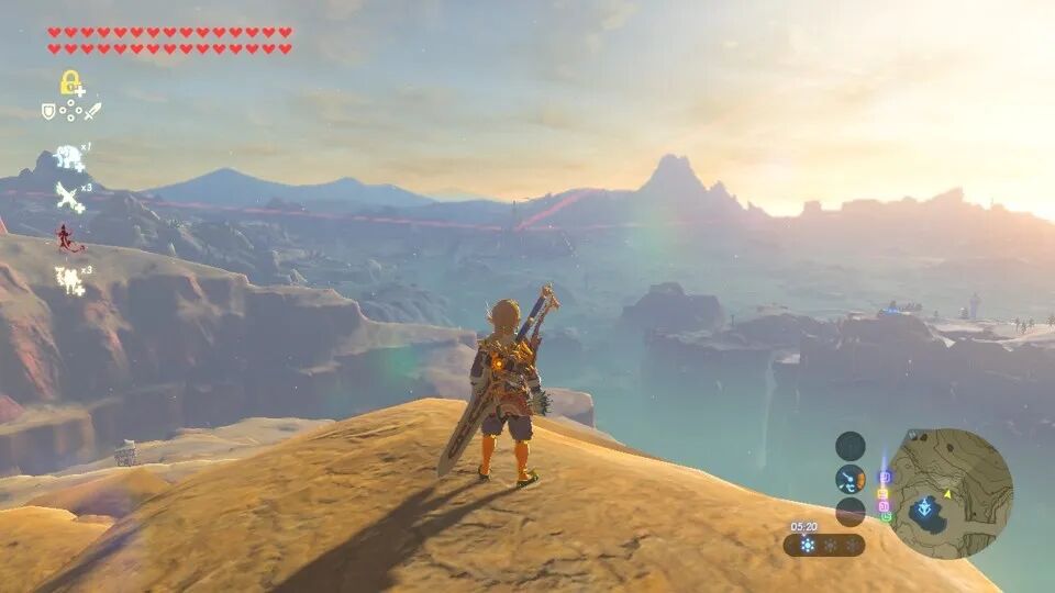 冒险途中随时远眺欣赏大陆的美景