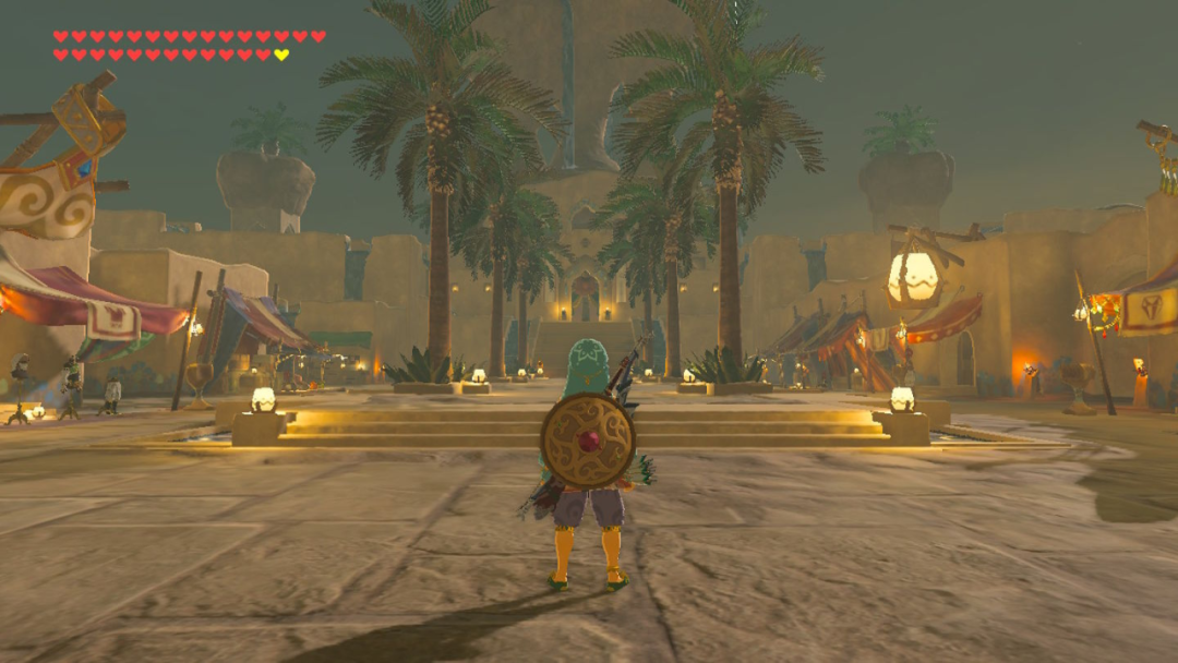 夜晚的格鲁德小镇